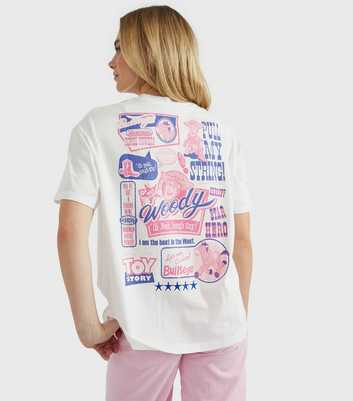 Skinnydip White Toy Story Poster T-Shirt