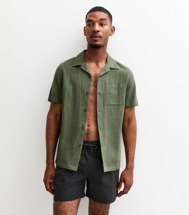 Jack & Jones Black Logo Label Swim Shorts