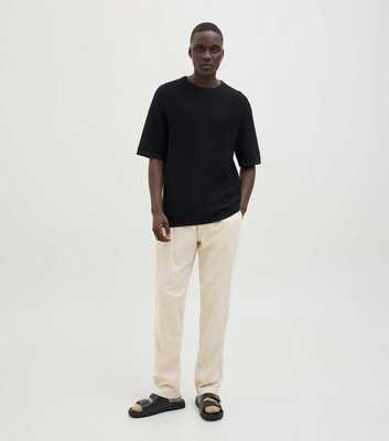 Jack & Jones Off White Trousers