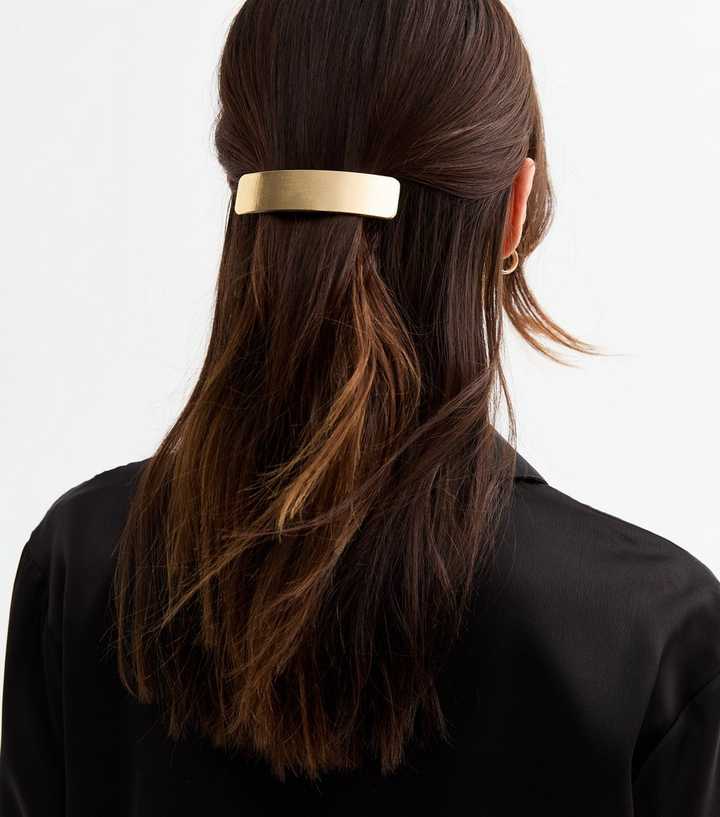 Gold Tone Hair Slide
