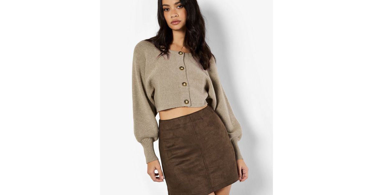 A-Line Skirt Dark Choc Marle main image 0