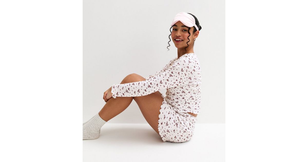 Girls Printed Top With Pyjamas
