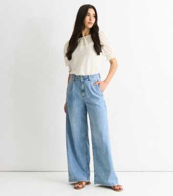 Gini London Blue Wide Leg Jeans