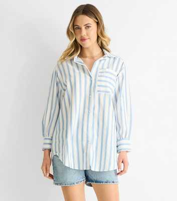 Gini London Blue Striped Shirt