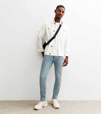 Light Blue Slim Fit Light Wash Jeans