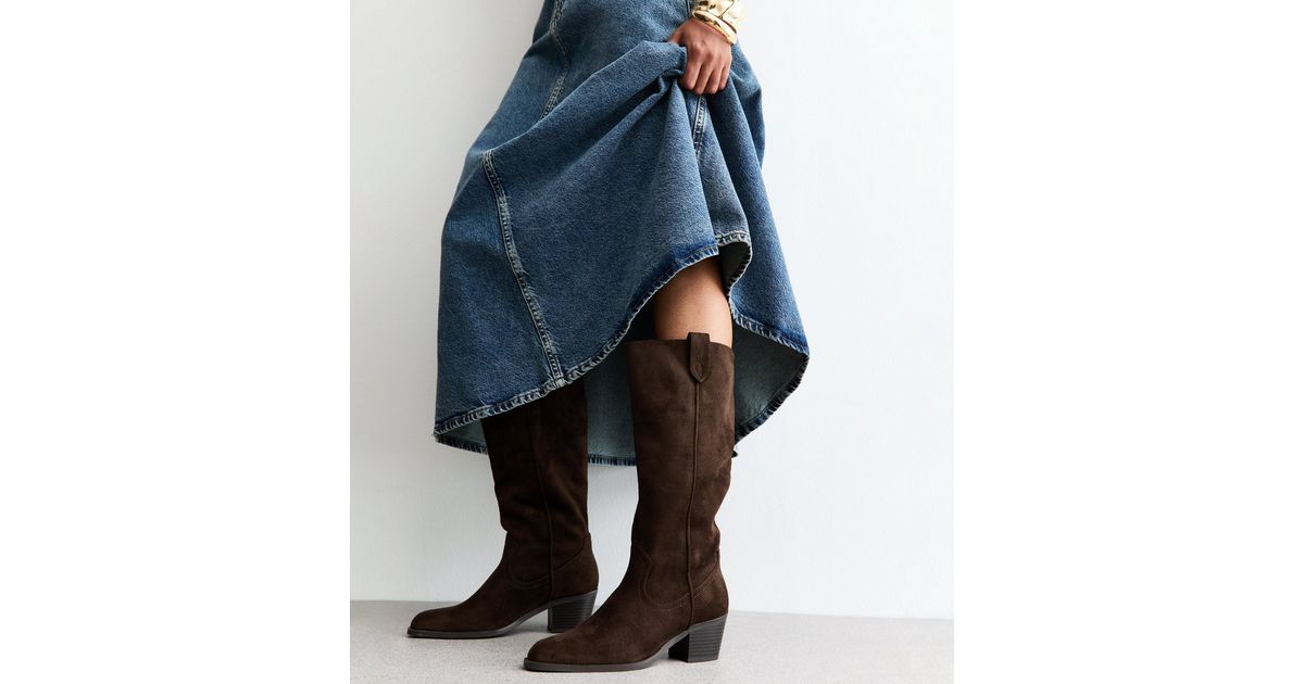 Jeans Brown Boots Knee Buy Mink Brown Forever Comfort® Gaucho