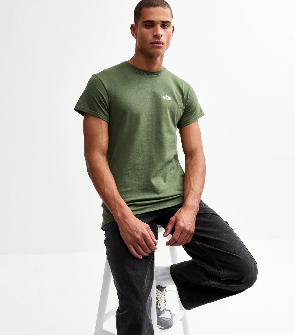 Men's Khaki Regular The Best Is Yet To Come Print T-Shirt New Look