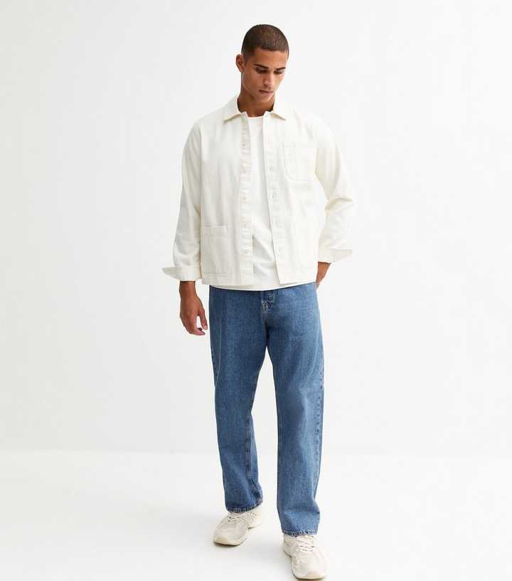 Jack & Jones Light Blue Straight Leg Alex Denim Jeans