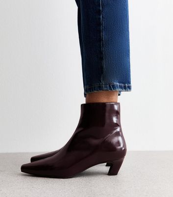 Black Patent Point Toe Ankle Boots | New Look Black Patent Point Toe Ankle Boots | New Look
