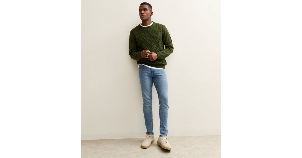 9667 Blue Skinny Fit Jeans