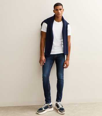 Indigo Blue Regular Fit Skinny Leg Jeans