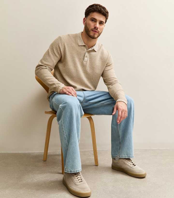 Jack & Jones Stone Regular Long Sleeve Polo Jumper