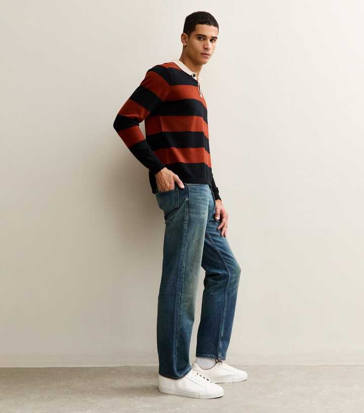 Jack & Jones Mid Blue Regular Straight Leg Jeans
