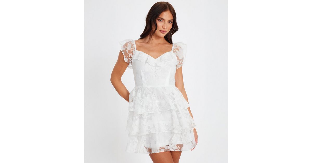 quiz skater dress Quiz Strappy Puff Ball Skater Dress - Black