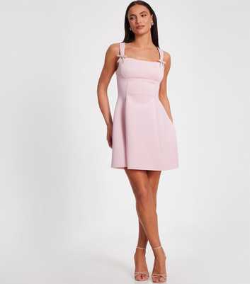 QUIZ Pink A Line Mini Dress