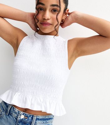 frilly vest tops