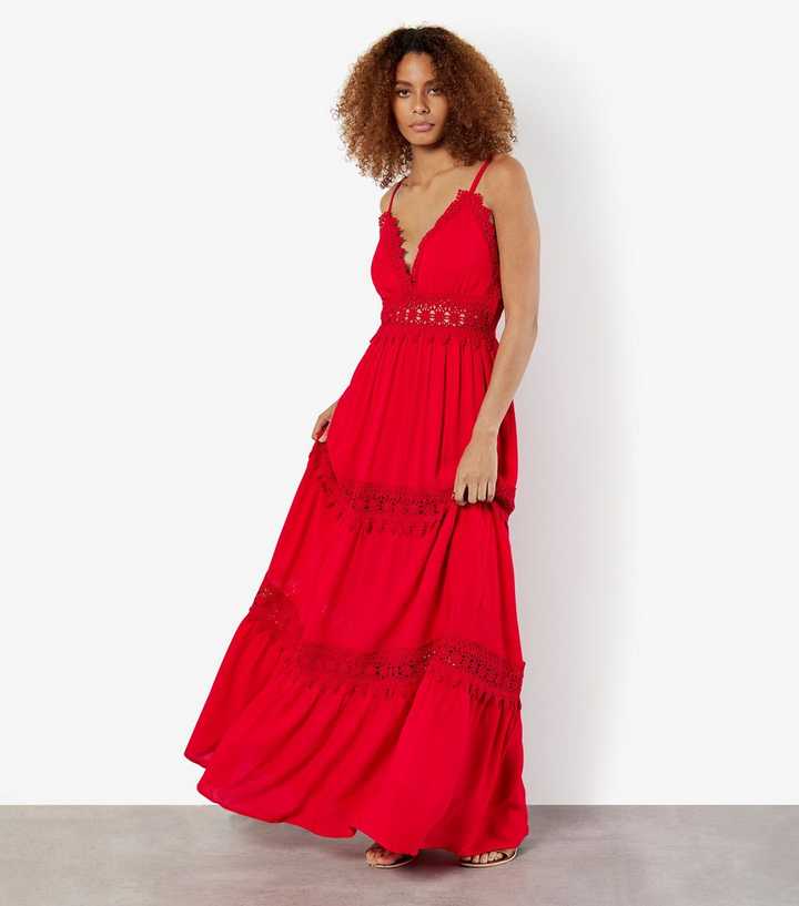 strapless open back dress Solid Cami Maxi Slit Dress – Wholesale Capella Apparel main image 1