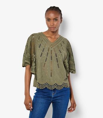 【anuke】　Embroidery Mesh Tops ànuke】Embroidery Mesh Tops | selectshop kusukusu