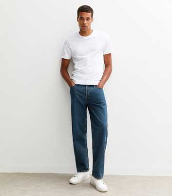 Jack & Jones Dark Blue Straight Leg Regular Jeans