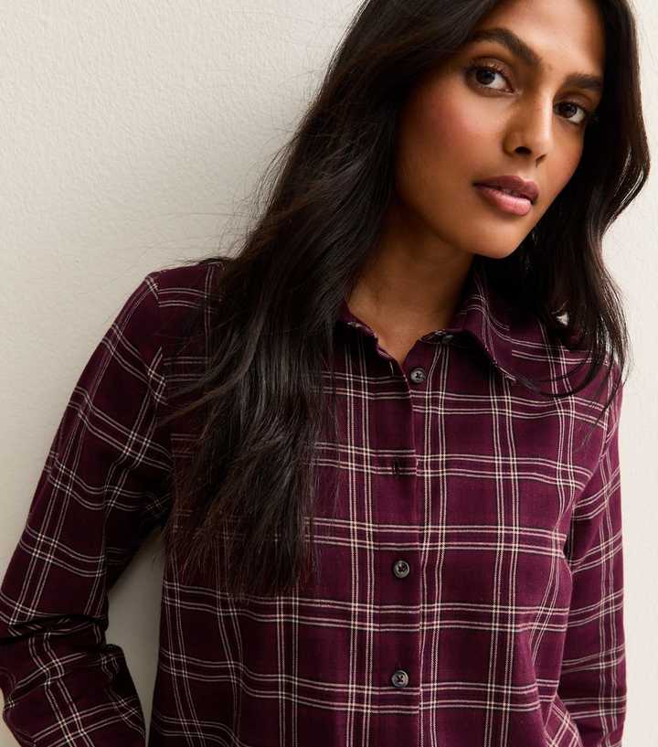 Red Checked Long Sleeve Shirt
