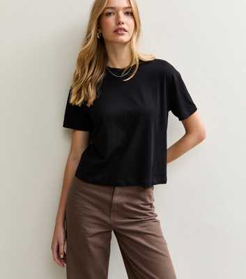 Black Boxy T-Shirt