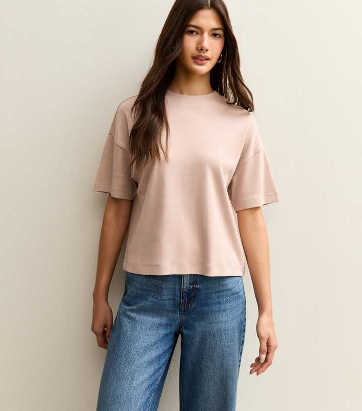 Premium Mink Heavyweight Cotton Boxy Fit T-Shirt