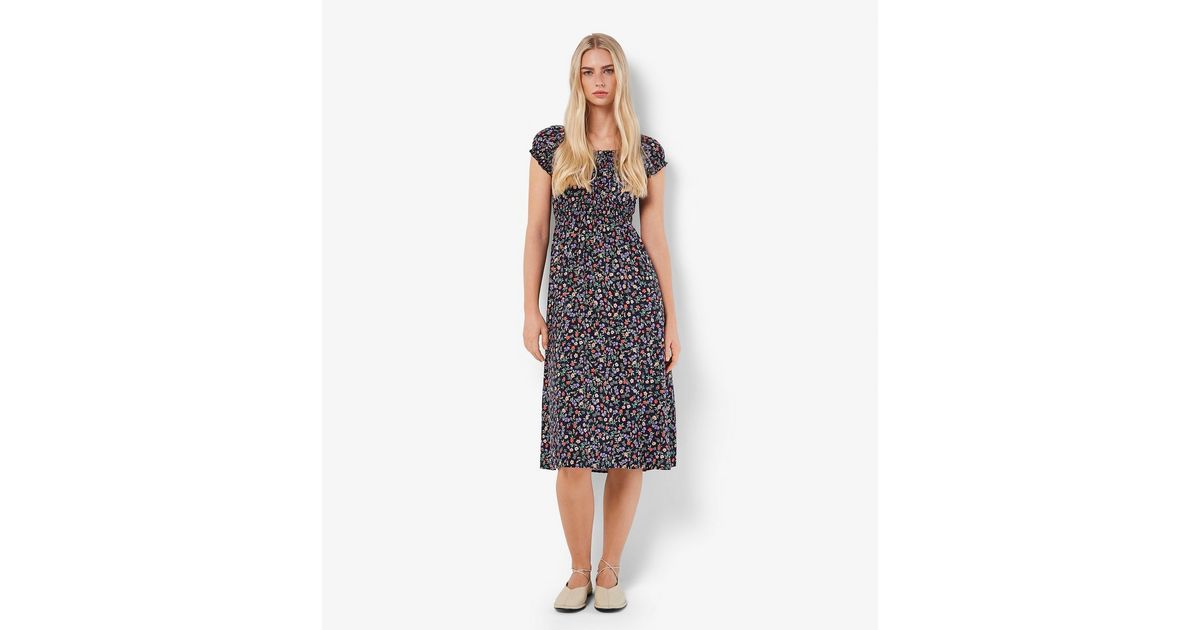 blue jersey dress uk iBlues iBlcorsaro Jersey Dress Navy