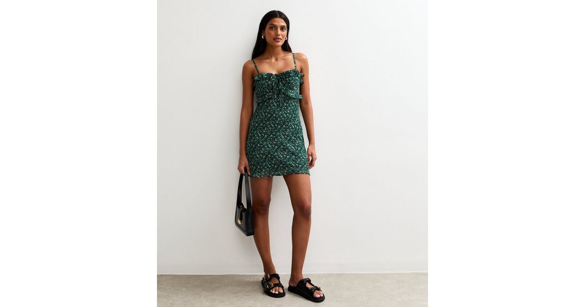 Strapless Mini Chiffon Dresses with Sweethart Green Plus Size