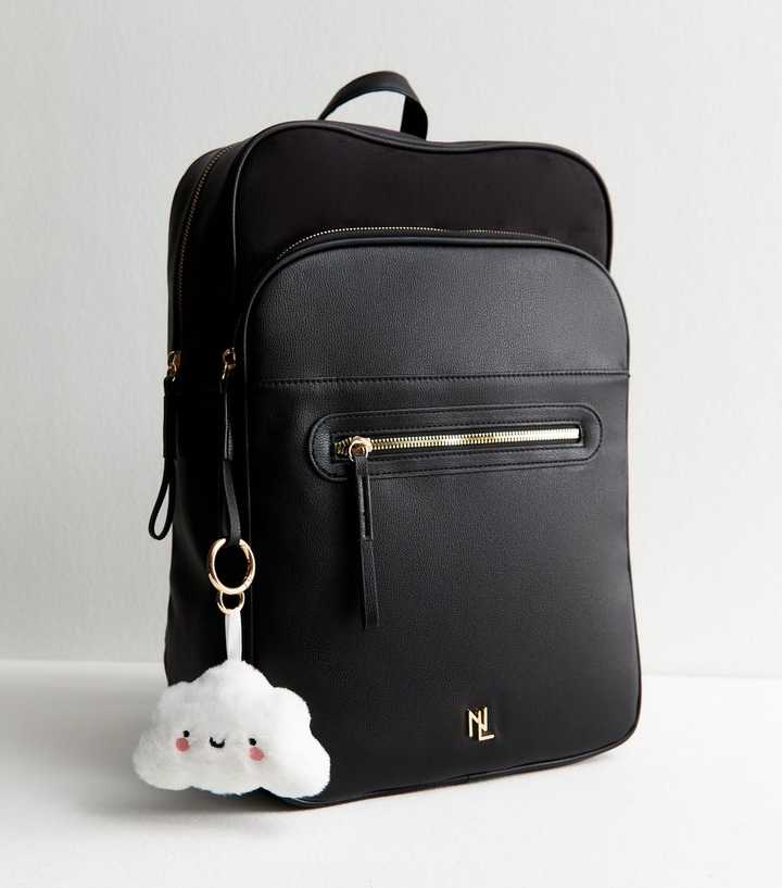 White Cloud Plush Bag Charm
