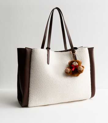 Brown Teddy Bear Plush Bag Charm