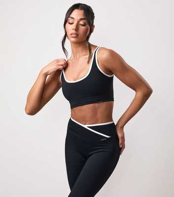 Gym King Black Contrast Trim Tank Top