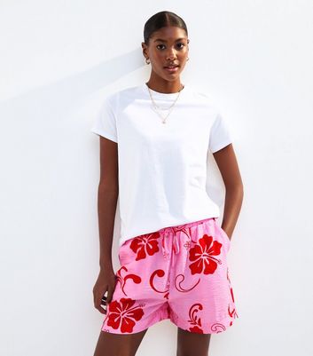 pink-hibiscus-print-crinkle-