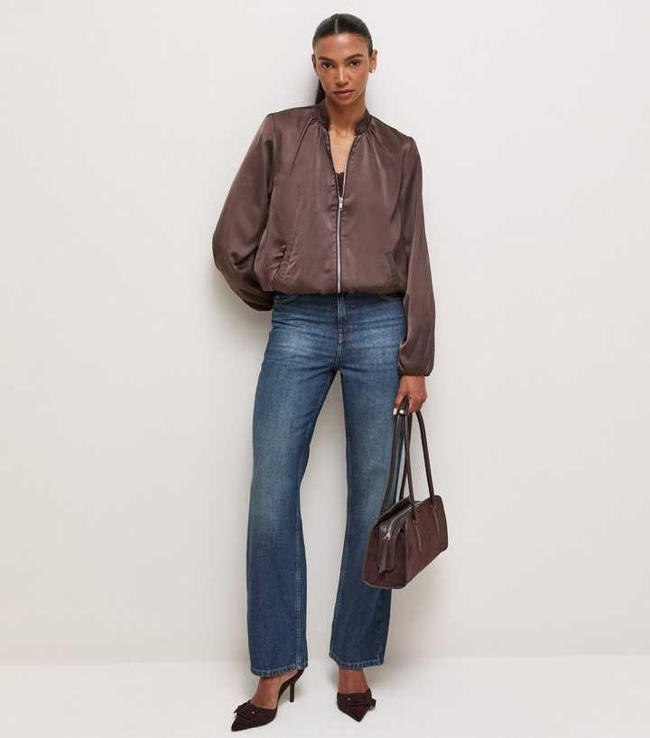 Vintage Tint Blue Anica Straight Jeans