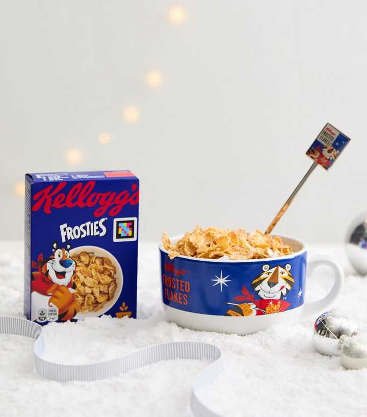 Kelloggs Blue Frosties Mug and Cereal Box Set