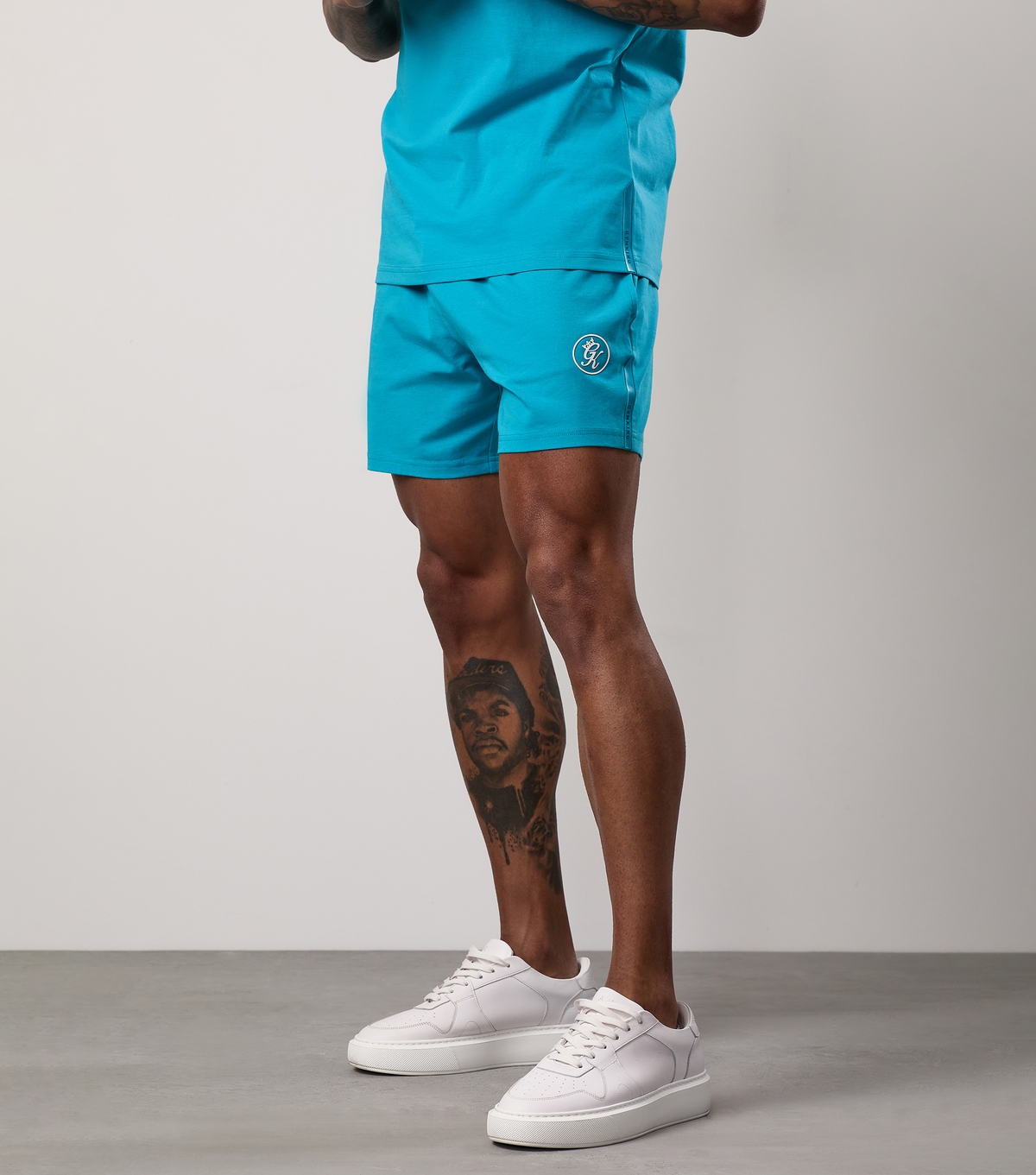 Men's Bright Blue Pro Shorts Gym King New Look