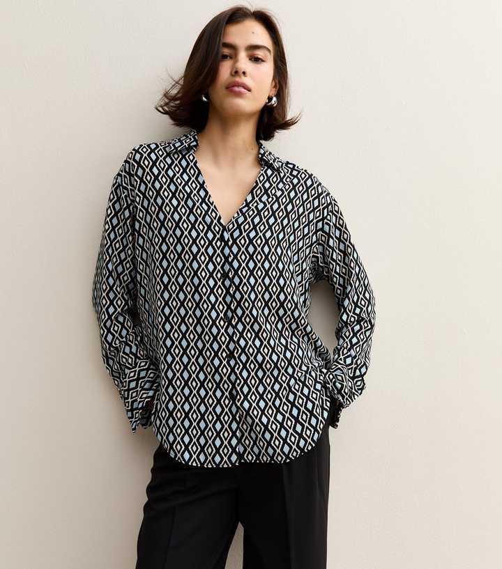 Black Diamond Patterned Shirt