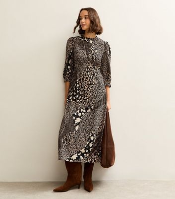 sachin and babi light blue dress Buy Roman Brown Petite Animal Print Midi Shirt Dress from the Next UK  online shop