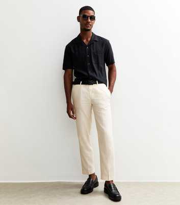 Jack & Jones White Relaxed Fit Tailored Trousers