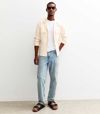 Jack & Jones White Regular Overshirt Blazer