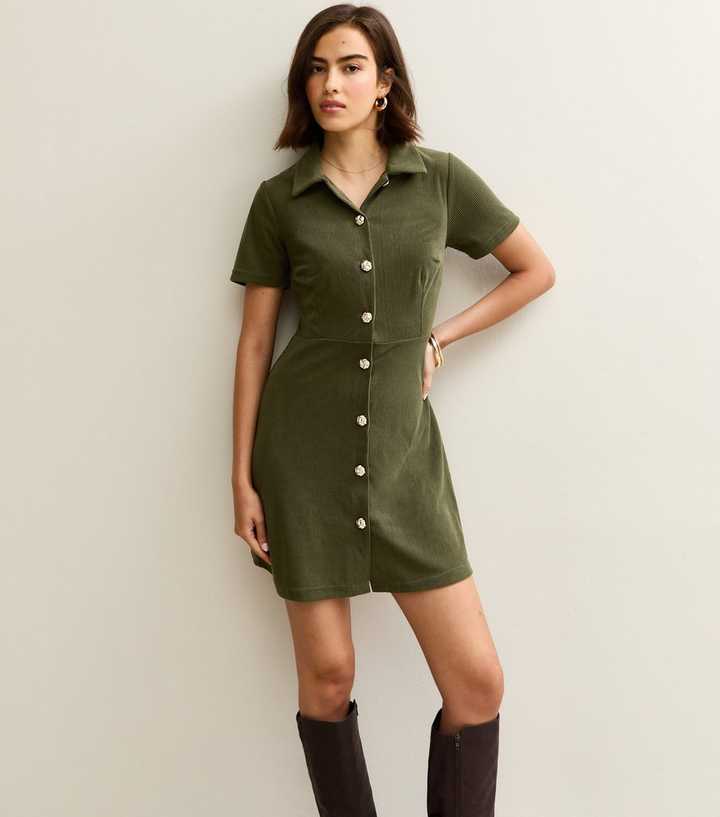 green wedding dresses for bridesmaids Corduroy Dress