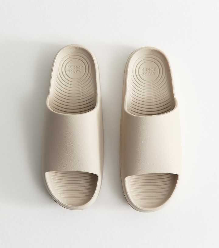 Jack & Jones Stone Ripple Mould Sliders