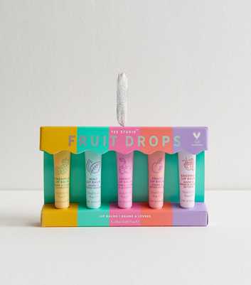 Yes Studio Pack of 5 Multicolour Fruit Drops Lip Balms