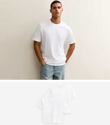 White Pack of 2 Oversized T-Shirts