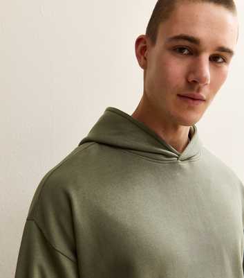 Khaki Oversized Hoodie