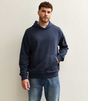 Navy Blue Oversized Hoodie