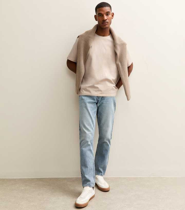 Stone Oversized Short Sleeve T-Shirt