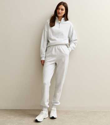 Tall Grey Marl Cuffed Joggers