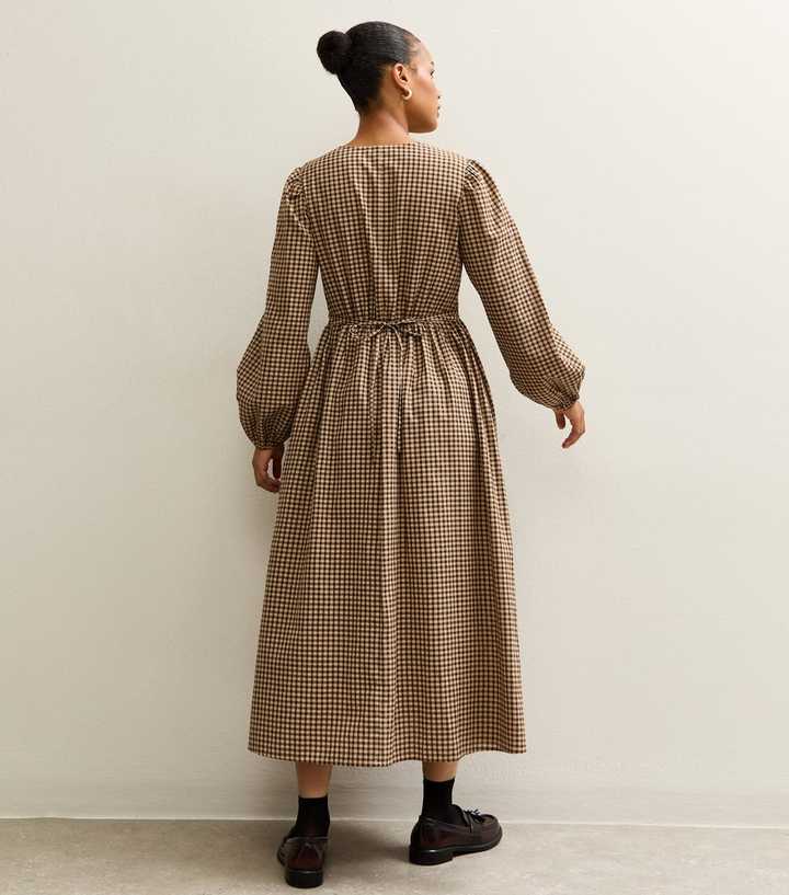 230 fifth brunch dress code Women's Pia Dress (brown gingham) M main image 0
