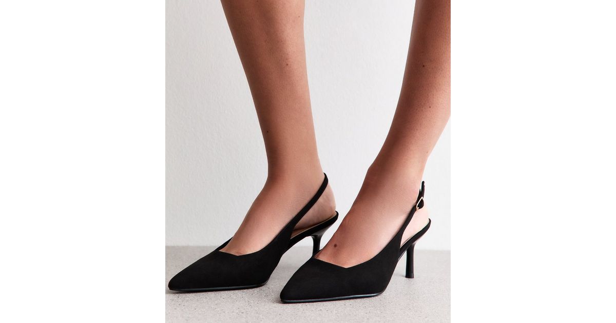 High Heels Pointed Toe Low Vamp Pumps ASOS DESIGN Sculpt Premium