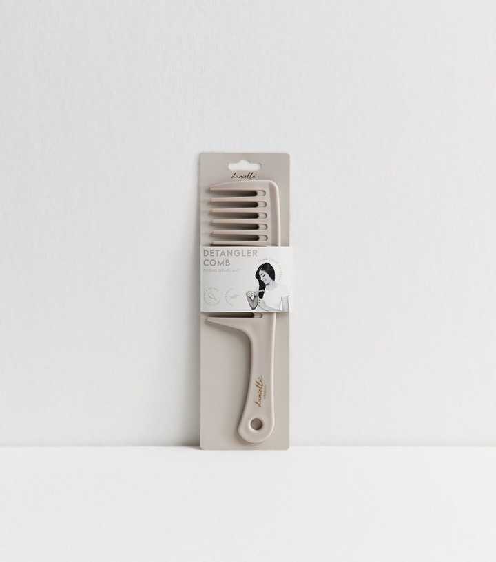 Danielle Creations Light Brown Wide Tooth Detangler Comb
